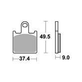 Pastiglie Freno Anteriori    per KAWASAKI GTR 1400 2007-2014, set per 1 disco